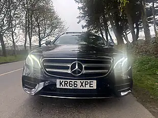 Used 2016 Mercedes-Benz E Class AMG Line (premium) Blue - Interior and Exterior details 12
