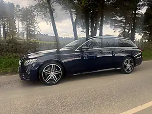 Used 2016 Mercedes-Benz E Class AMG Line (premium) Blue - Interior and Exterior details 16
