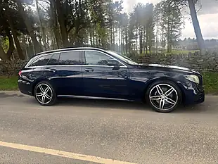 Used 2016 Mercedes-Benz E Class AMG Line (premium) Blue - Interior and Exterior details 4