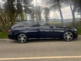 Used 2016 Mercedes-Benz E Class AMG Line (premium) Blue - Interior and Exterior details 5