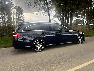 Used 2016 Mercedes-Benz E Class AMG Line (premium) Blue - Interior and Exterior details 7