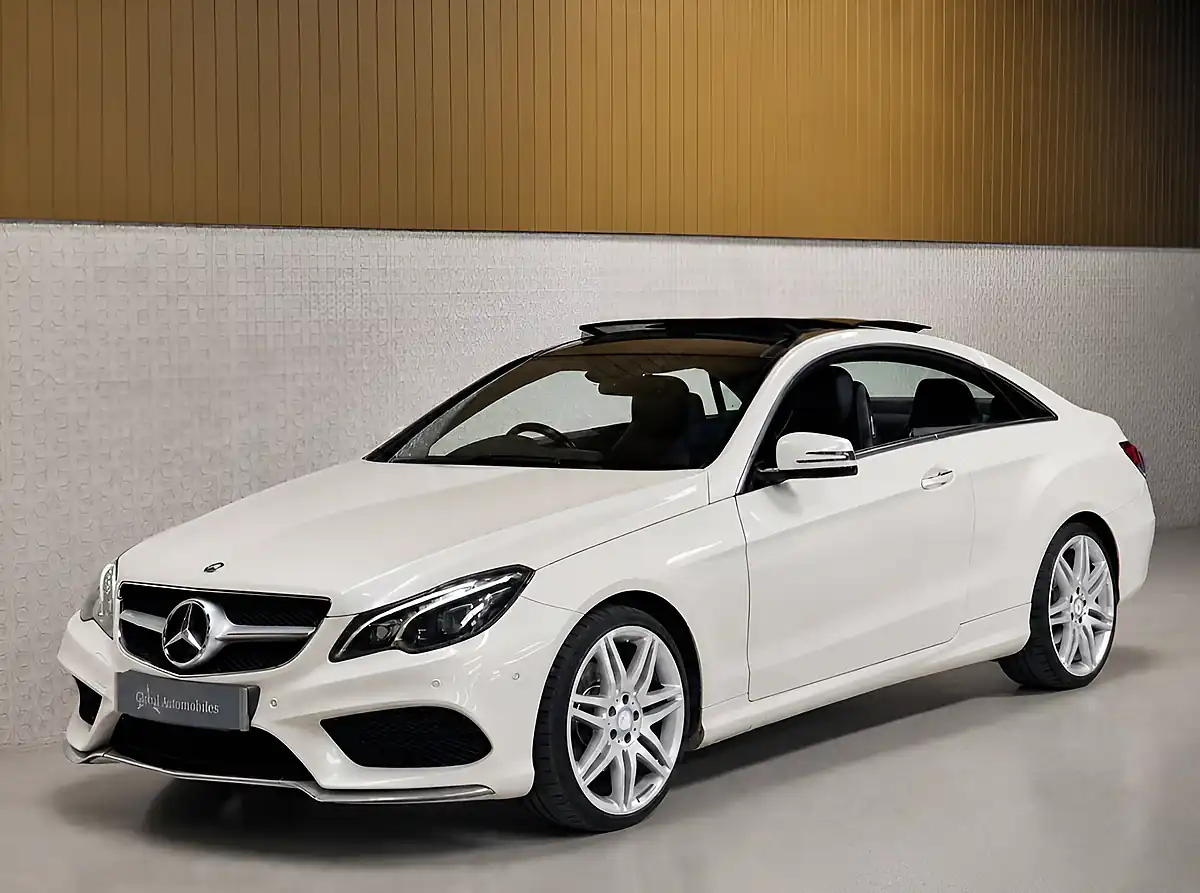 Used 2016 Mercedes-Benz E-Class AMG Line Premium Plus Designo Diamond White - Interior and Exterior details 16