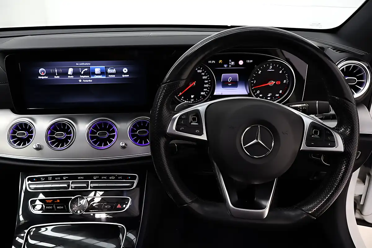 Used 2016 Mercedes-Benz E Class AMG Line (premium Plus) White - Interior and Exterior details 20