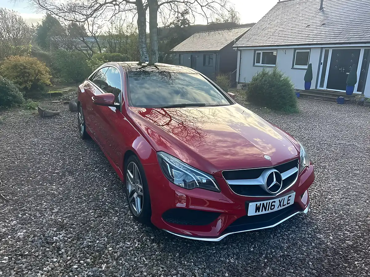 Used 2016 Mercedes-Benz E Class AMG Line Red - Interior and Exterior details 2