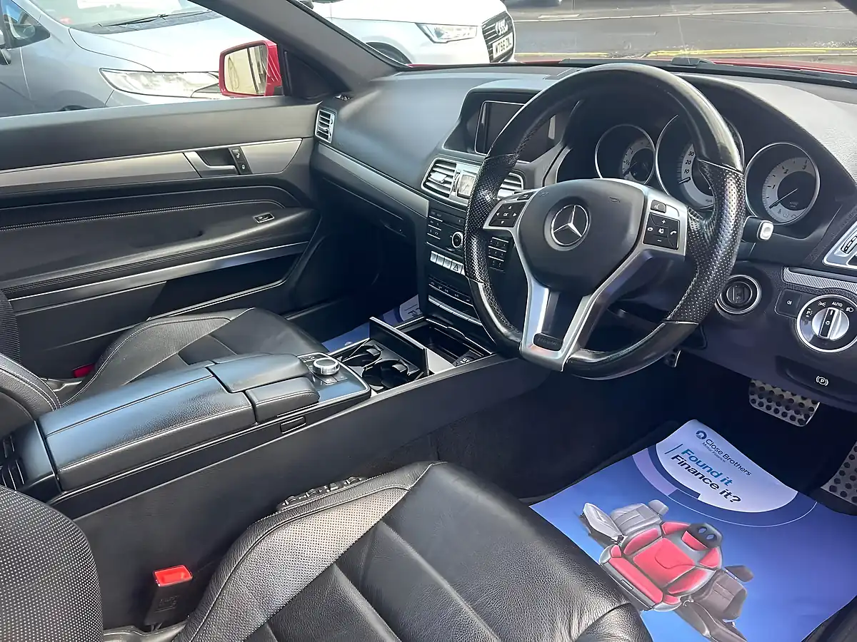 Used 2016 Mercedes-Benz E Class AMG Line Red - Interior and Exterior details 3