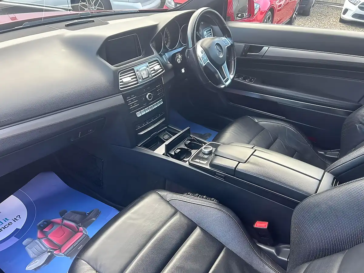 Used 2016 Mercedes-Benz E Class AMG Line Red - Interior and Exterior details 5