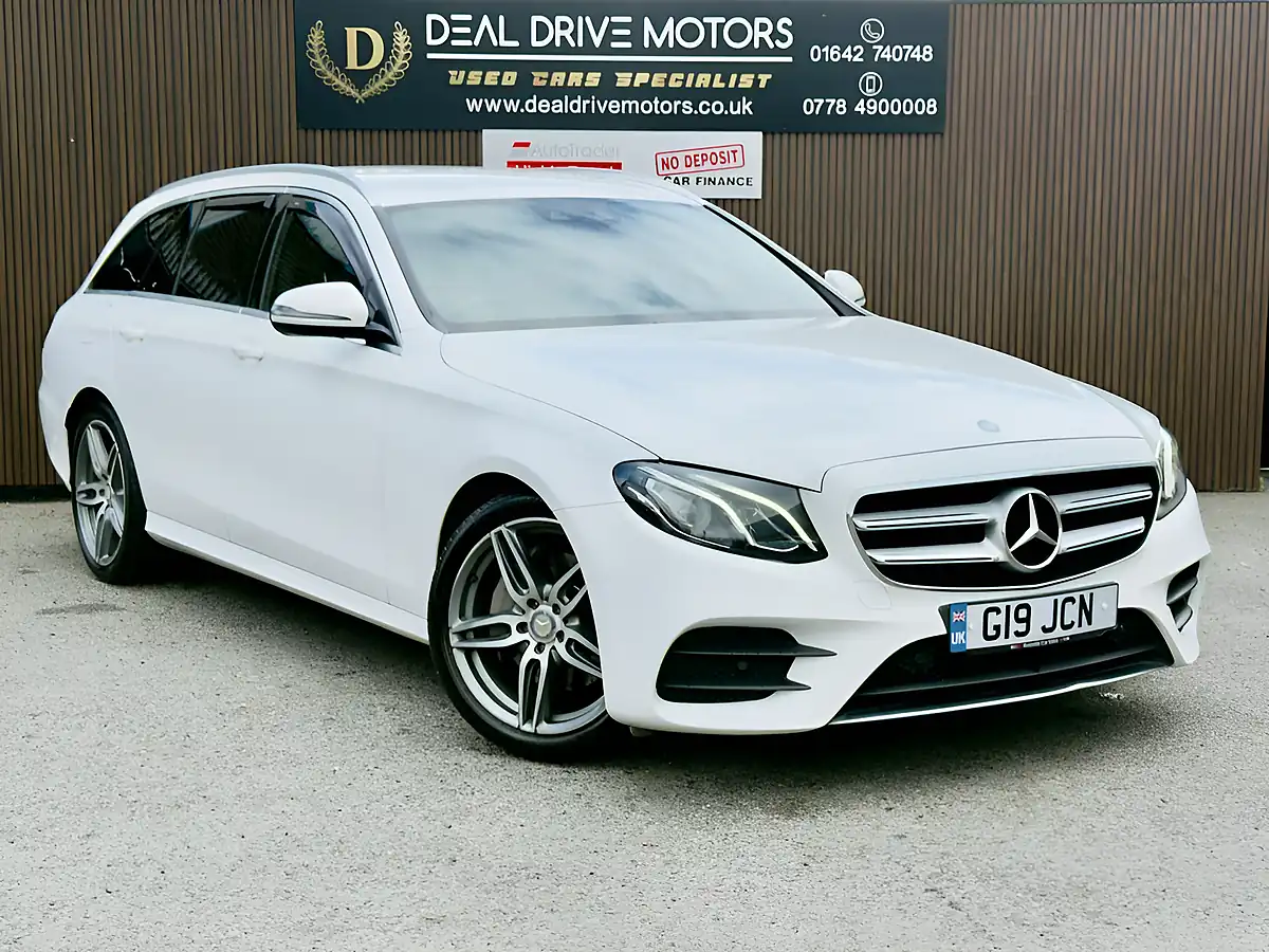 Used 2016 Mercedes-Benz E-Class AMG Line White - Front View