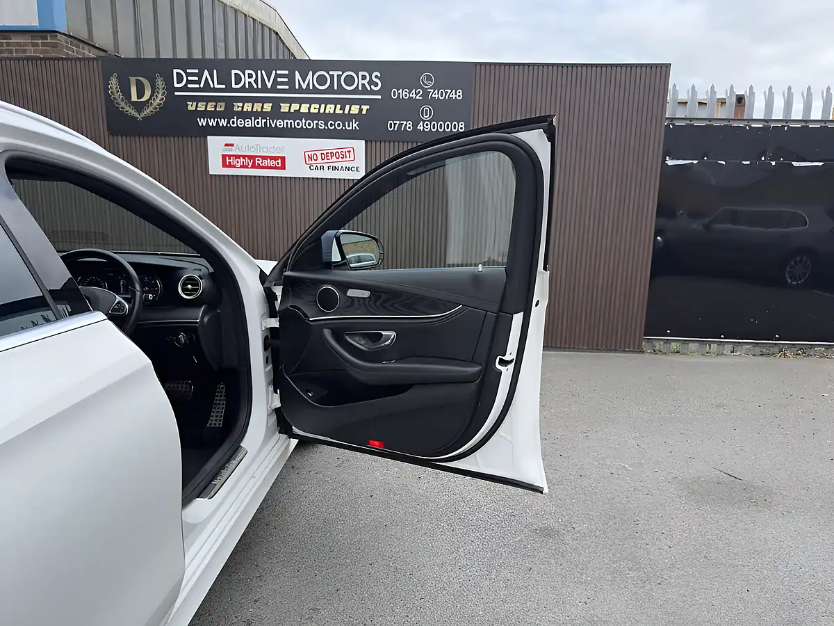 Used 2016 Mercedes-Benz E-Class AMG Line White - Interior and Exterior details 10