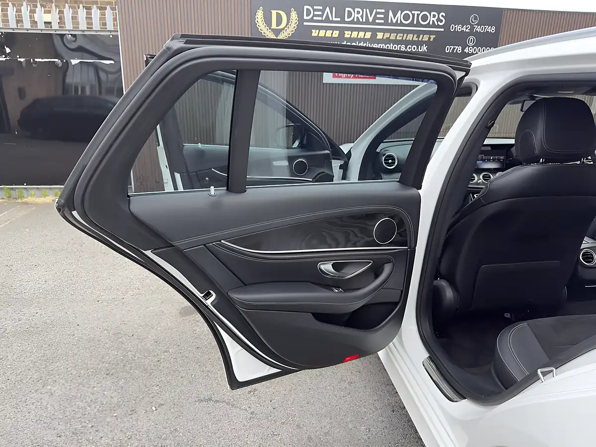 Used 2016 Mercedes-Benz E-Class AMG Line White - Interior and Exterior details 12