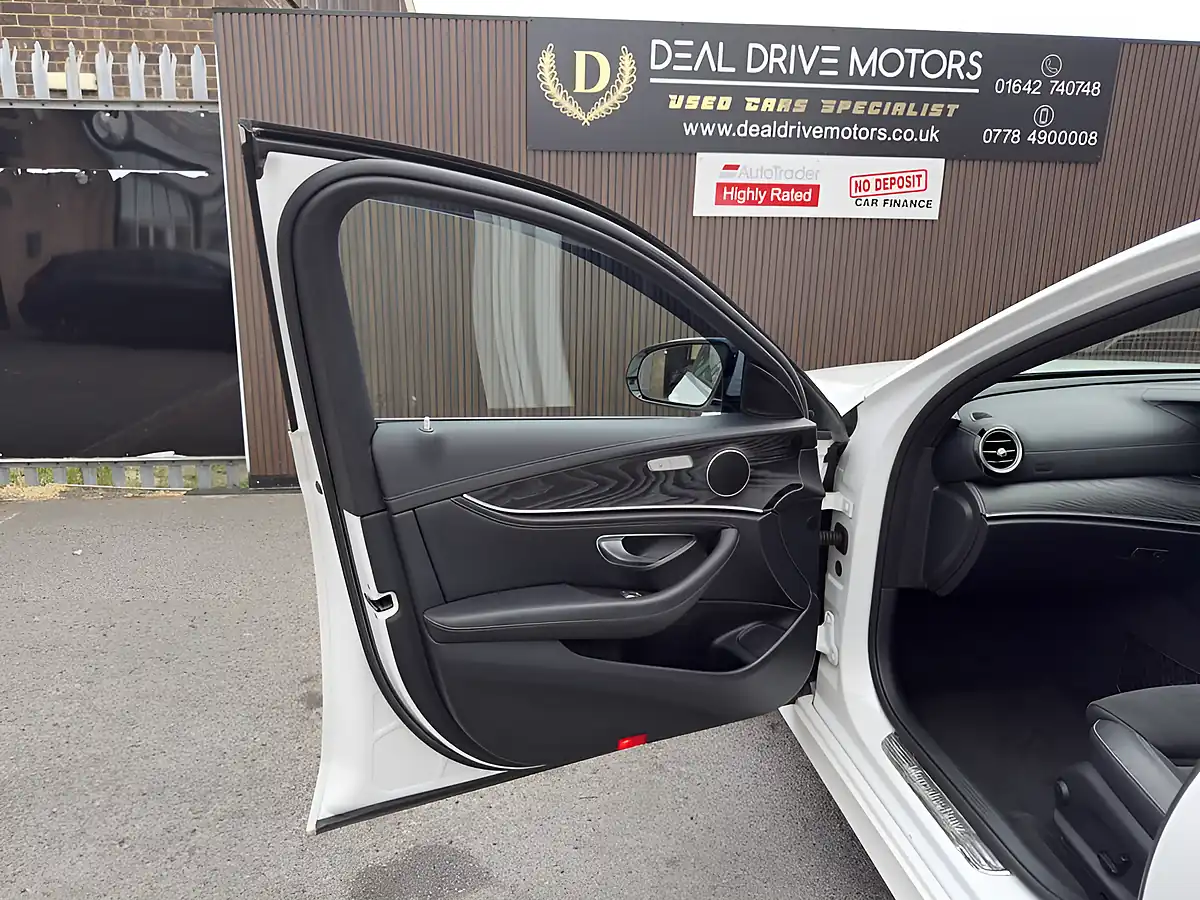 Used 2016 Mercedes-Benz E-Class AMG Line White - Interior and Exterior details 13