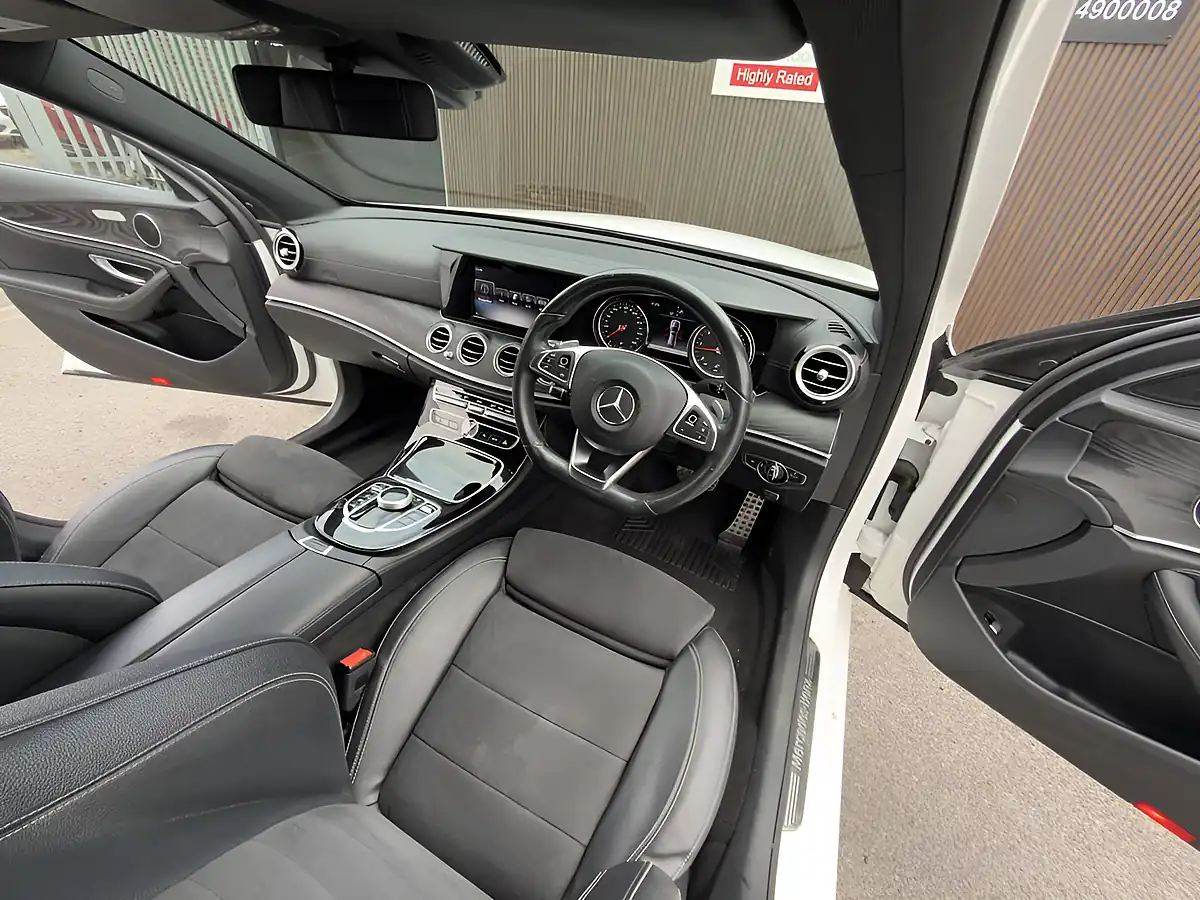 Used 2016 Mercedes-Benz E-Class AMG Line White - Interior and Exterior details 20