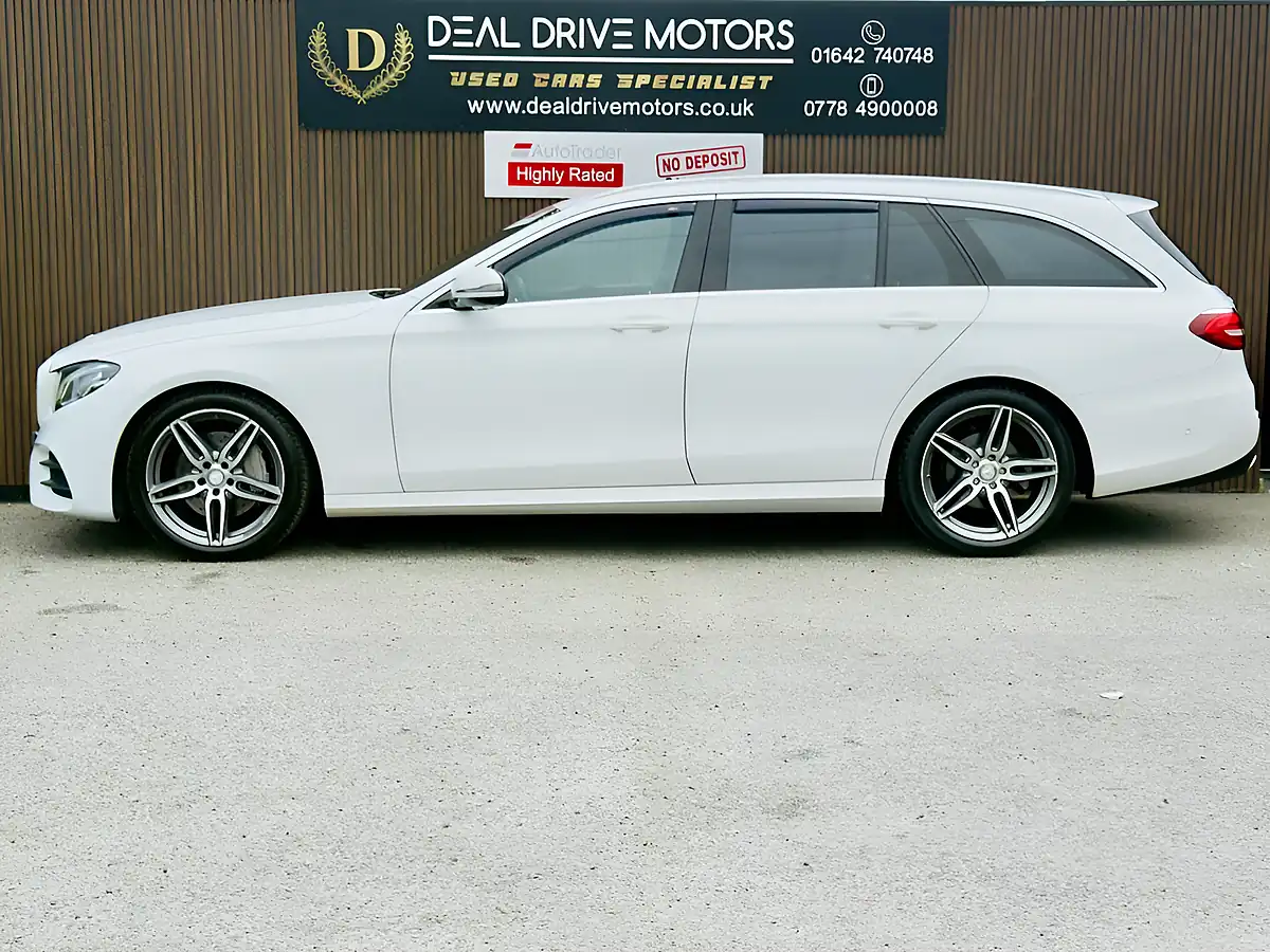 Used 2016 Mercedes-Benz E-Class AMG Line White - Interior and Exterior details 4
