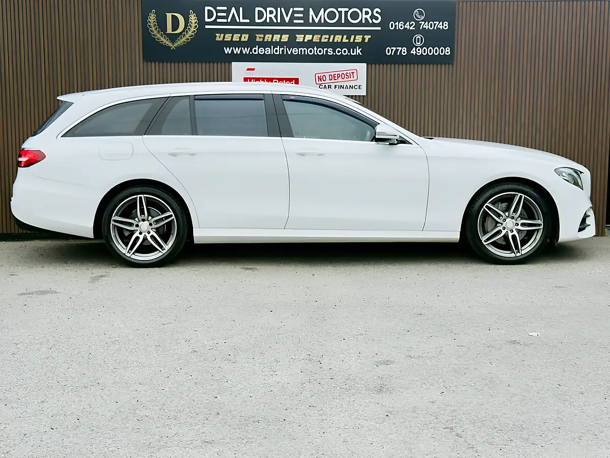 Used 2016 Mercedes-Benz E-Class AMG Line White - Interior and Exterior details 8