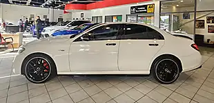 Used 2016 Mercedes-Benz E Class AMG Line White - Interior and Exterior details 4