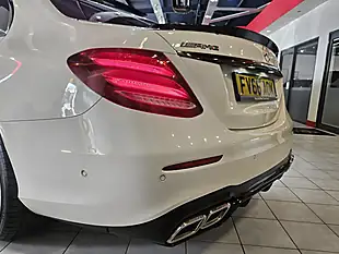Used 2016 Mercedes-Benz E Class AMG Line White - Interior and Exterior details 7