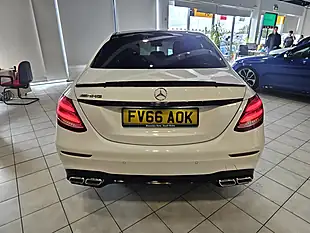 Used 2016 Mercedes-Benz E Class AMG Line White - Interior and Exterior details 8