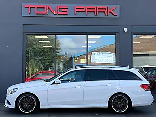 Used 2016 Mercedes-Benz E Class AMG Line White - Interior and Exterior details 10
