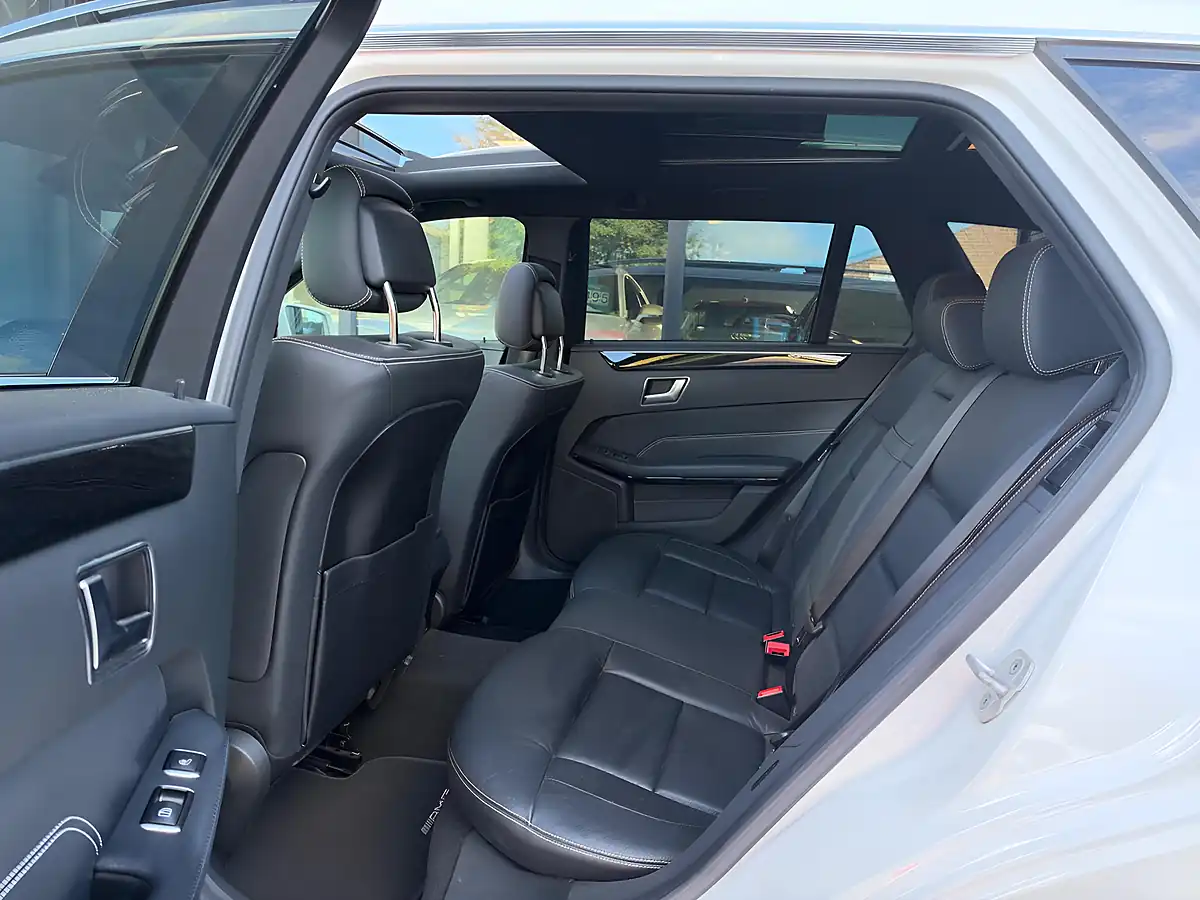 Used 2016 Mercedes-Benz E Class AMG Line White - Interior and Exterior details 18
