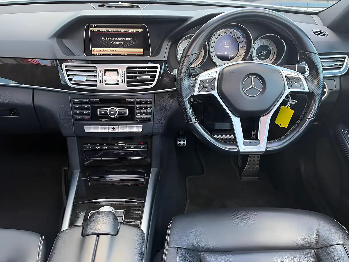 Used 2016 Mercedes-Benz E Class AMG Line White - Interior and Exterior details 4