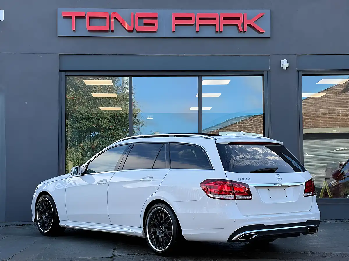 Used 2016 Mercedes-Benz E Class AMG Line White - Interior and Exterior details 5