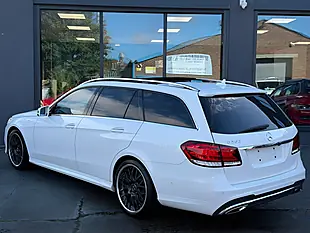 Used 2016 Mercedes-Benz E Class AMG Line White - Interior and Exterior details 6