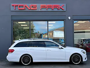 Used 2016 Mercedes-Benz E Class AMG Line White - Interior and Exterior details 7