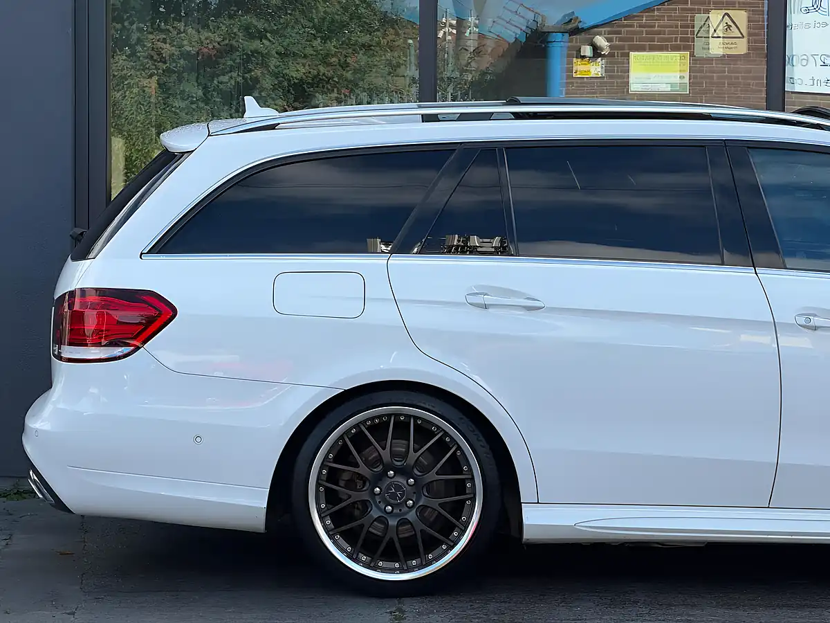 Used 2016 Mercedes-Benz E Class AMG Line White - Interior and Exterior details 8