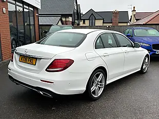 Used 2016 Mercedes-Benz E Class AMG Line White - Interior and Exterior details 10