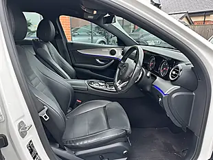 Used 2016 Mercedes-Benz E Class AMG Line White - Interior and Exterior details 11