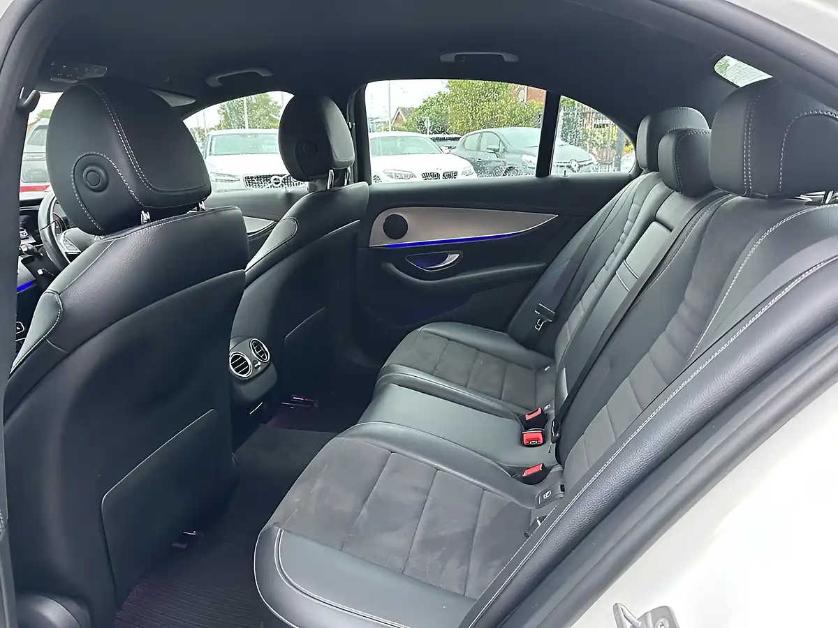 Used 2016 Mercedes-Benz E Class AMG Line White - Interior and Exterior details 12
