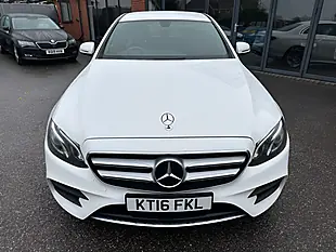 Used 2016 Mercedes-Benz E Class AMG Line White - Interior and Exterior details 6