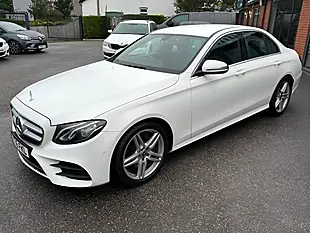 Used 2016 Mercedes-Benz E Class AMG Line White - Interior and Exterior details 7