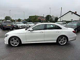 Used 2016 Mercedes-Benz E Class AMG Line White - Interior and Exterior details 8
