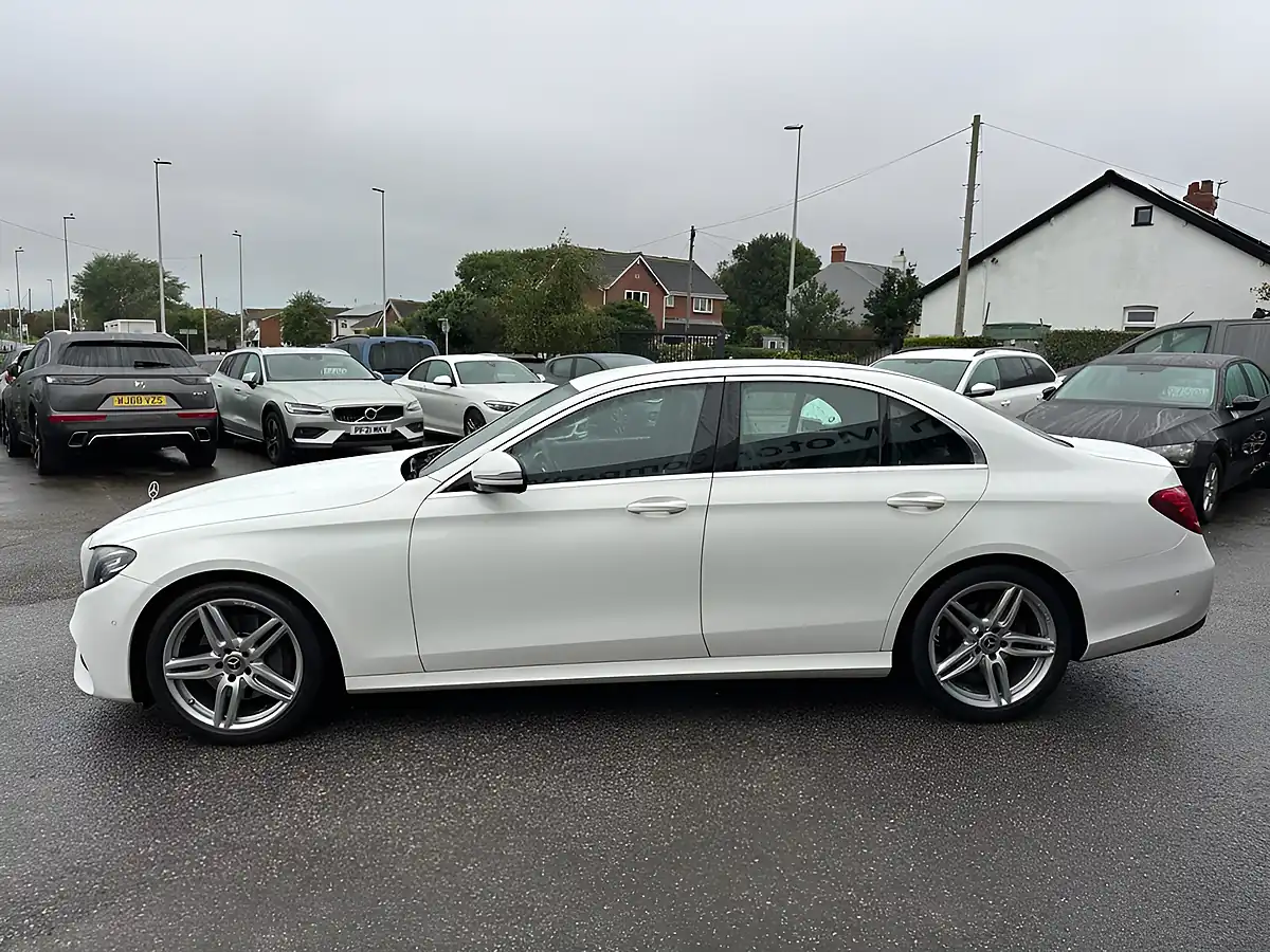 Used 2016 Mercedes-Benz E Class AMG Line White - Interior and Exterior details 8