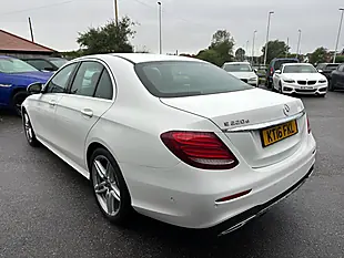 Used 2016 Mercedes-Benz E Class AMG Line White - Interior and Exterior details 9