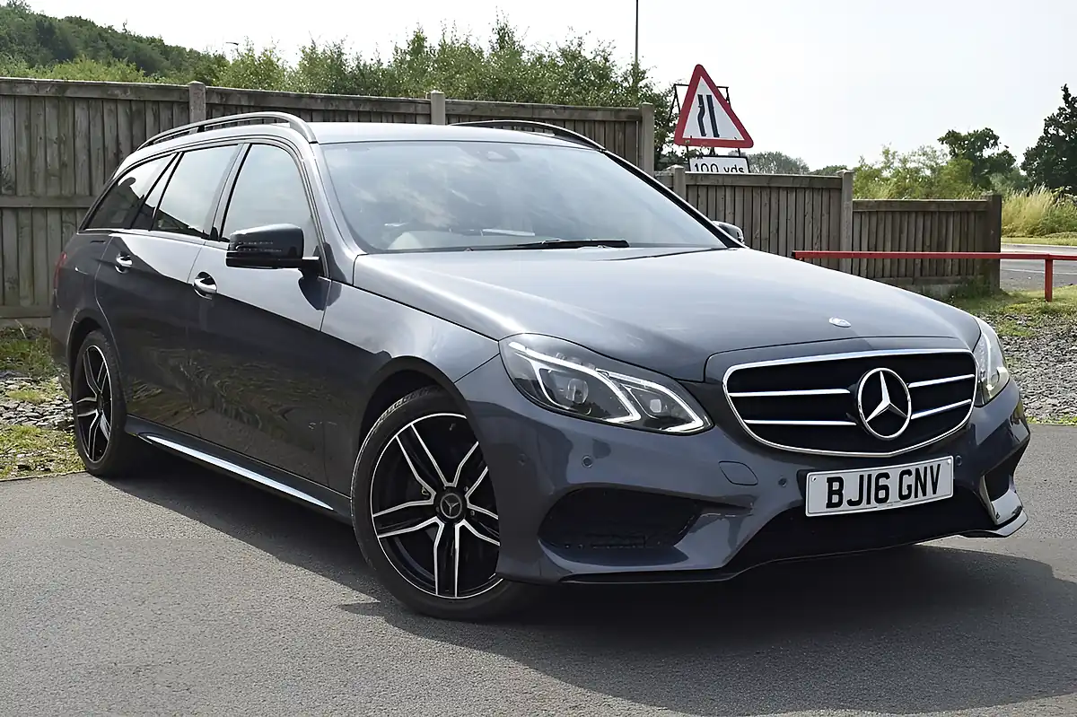 Used 2016 Mercedes-Benz E Class AMG Night Edition Grey - Front View