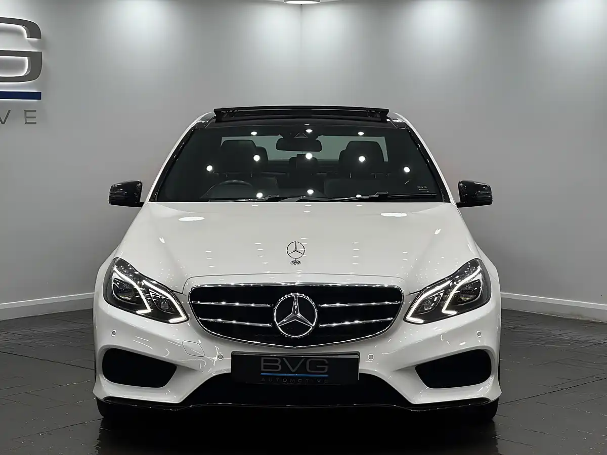 Used 2016 Mercedes-Benz E Class AMG Night Edition (premium Plus) White - Interior and Exterior details 4