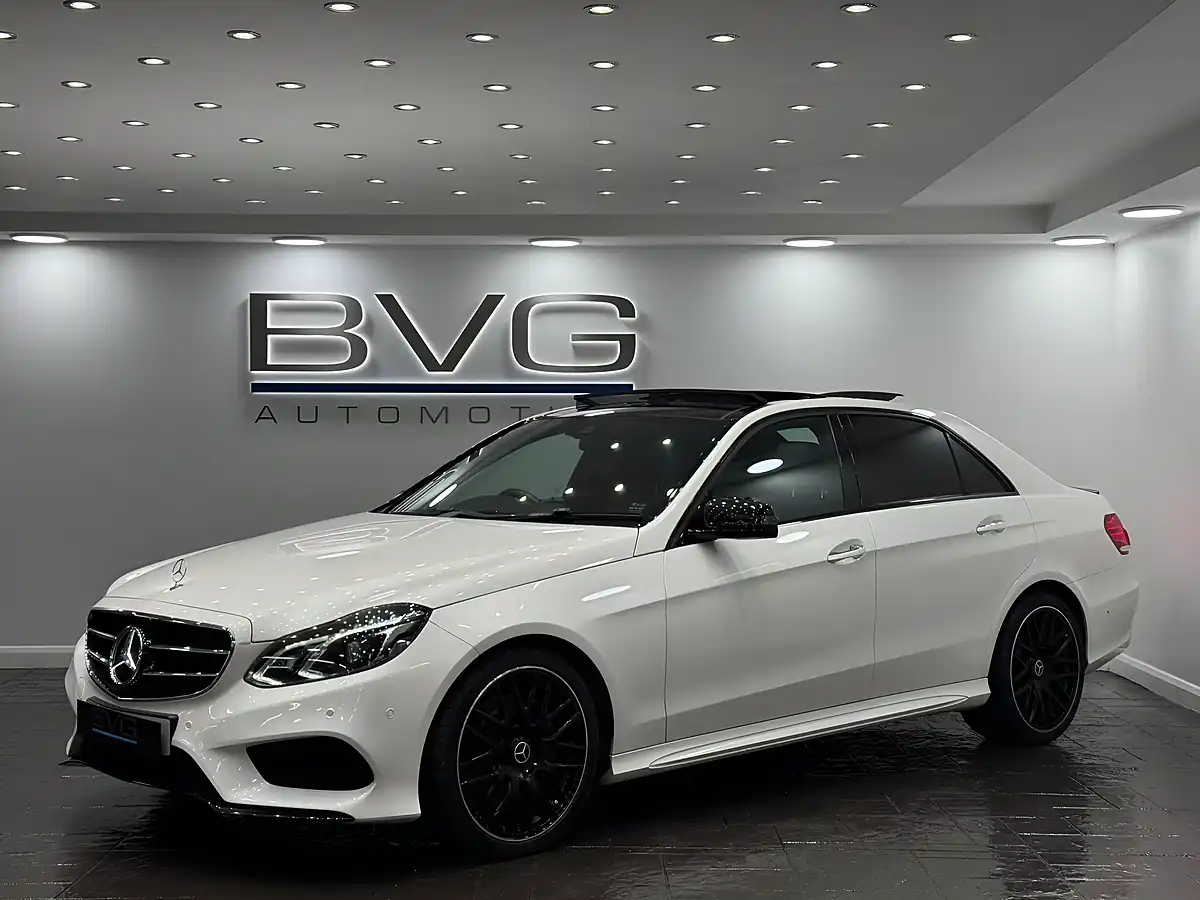 Used 2016 Mercedes-Benz E Class AMG Night Edition (premium Plus) White - Interior and Exterior details 5