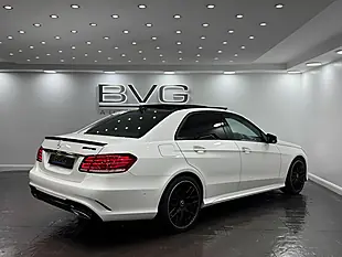 Used 2016 Mercedes-Benz E Class AMG Night Edition (premium Plus) White - Interior and Exterior details 7