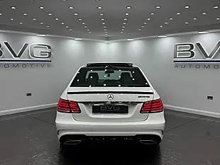 Used 2016 Mercedes-Benz E Class AMG Night Edition (premium Plus) White - Interior and Exterior details 8