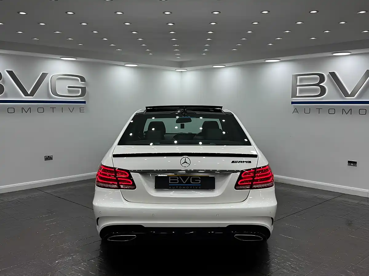 Used 2016 Mercedes-Benz E Class AMG Night Edition (premium Plus) White - Interior and Exterior details 8