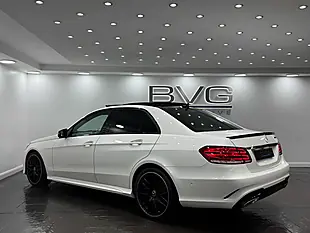 Used 2016 Mercedes-Benz E Class AMG Night Edition (premium Plus) White - Interior and Exterior details 9