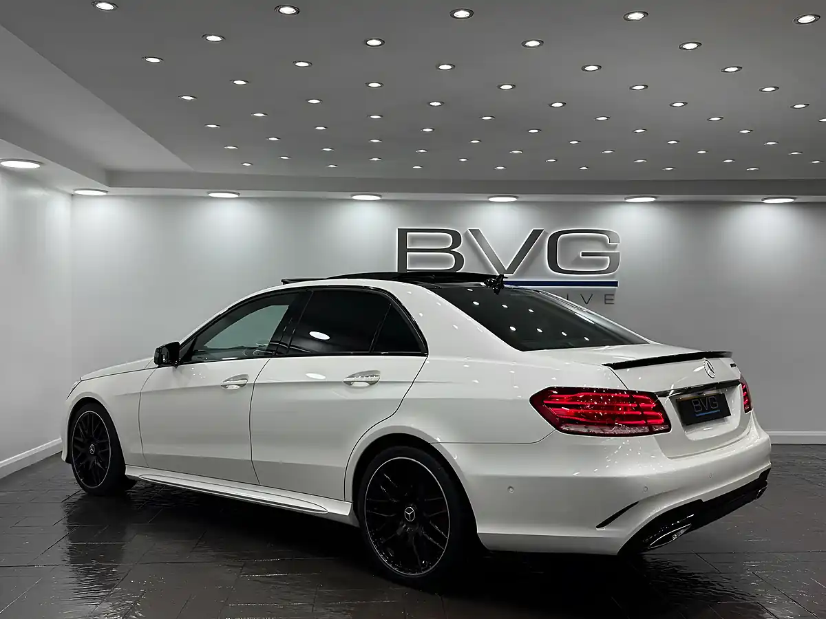 Used 2016 Mercedes-Benz E Class AMG Night Edition (premium Plus) White - Interior and Exterior details 9