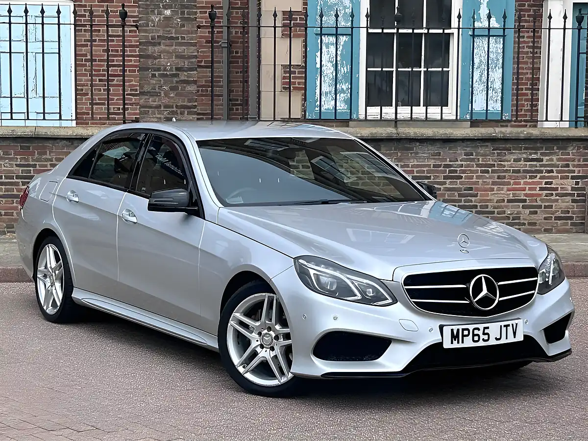 Used 2016 Mercedes-Benz E Class AMG Night Edition Silver - Front View
