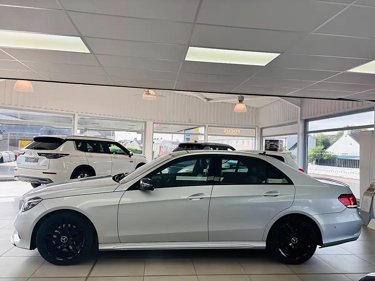 Used 2016 Mercedes-Benz E Class AMG Night Edition Silver - Interior and Exterior details 4
