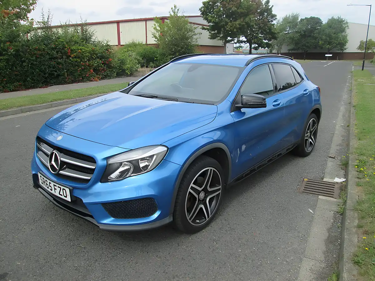 Used 2016 Mercedes-Benz Gla AMG Line Blue - Front View