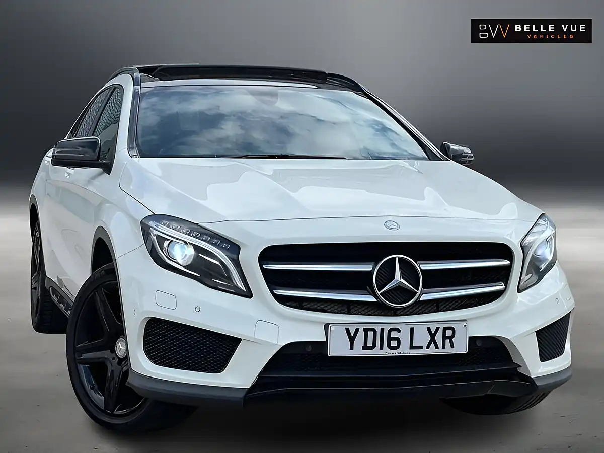 Used 2016 Mercedes-Benz Gla AMG Line Premium+ Cirrus White - Front View