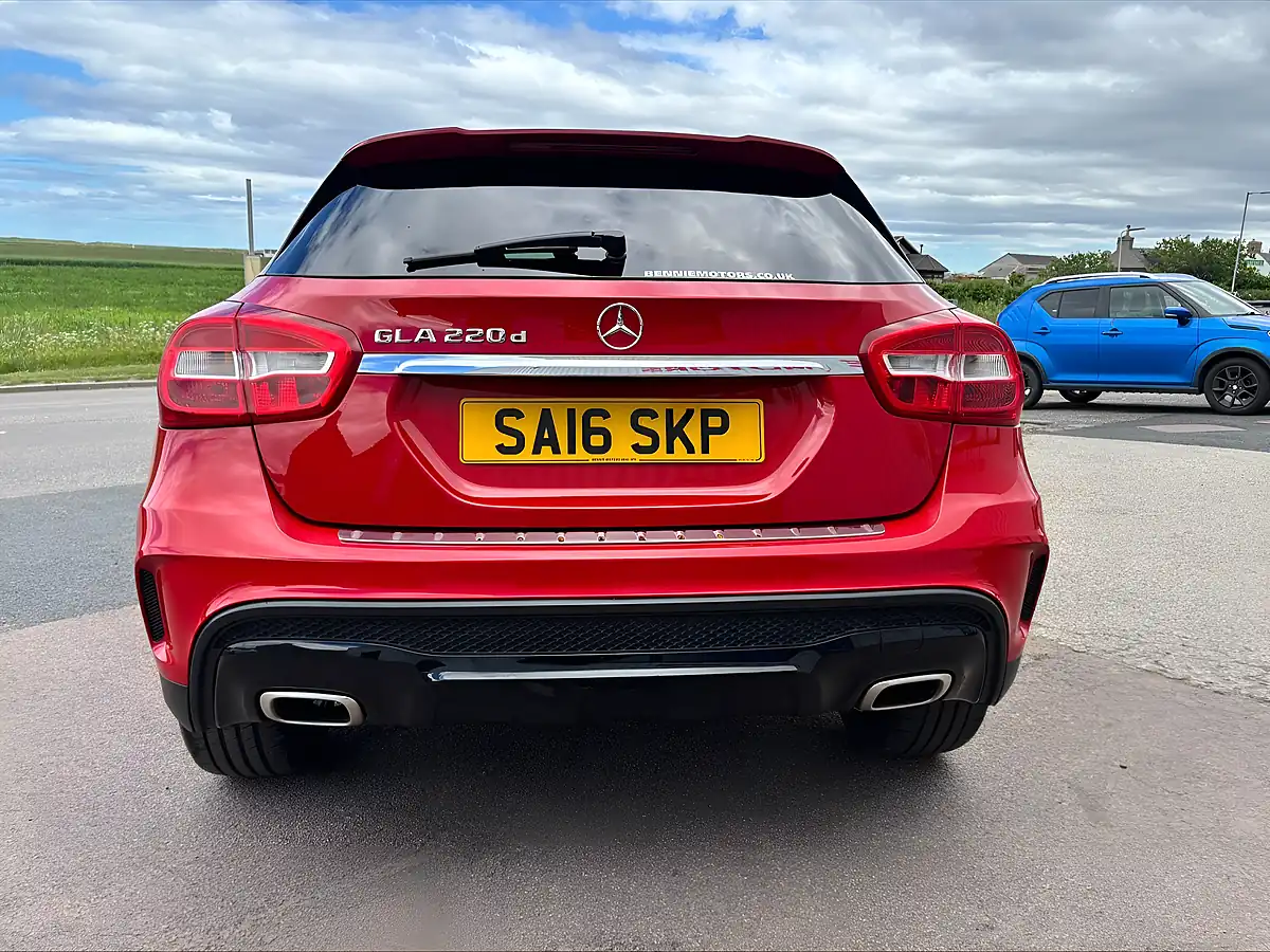 Used 2016 Mercedes-Benz Gla AMG Line Red - Interior and Exterior details 10