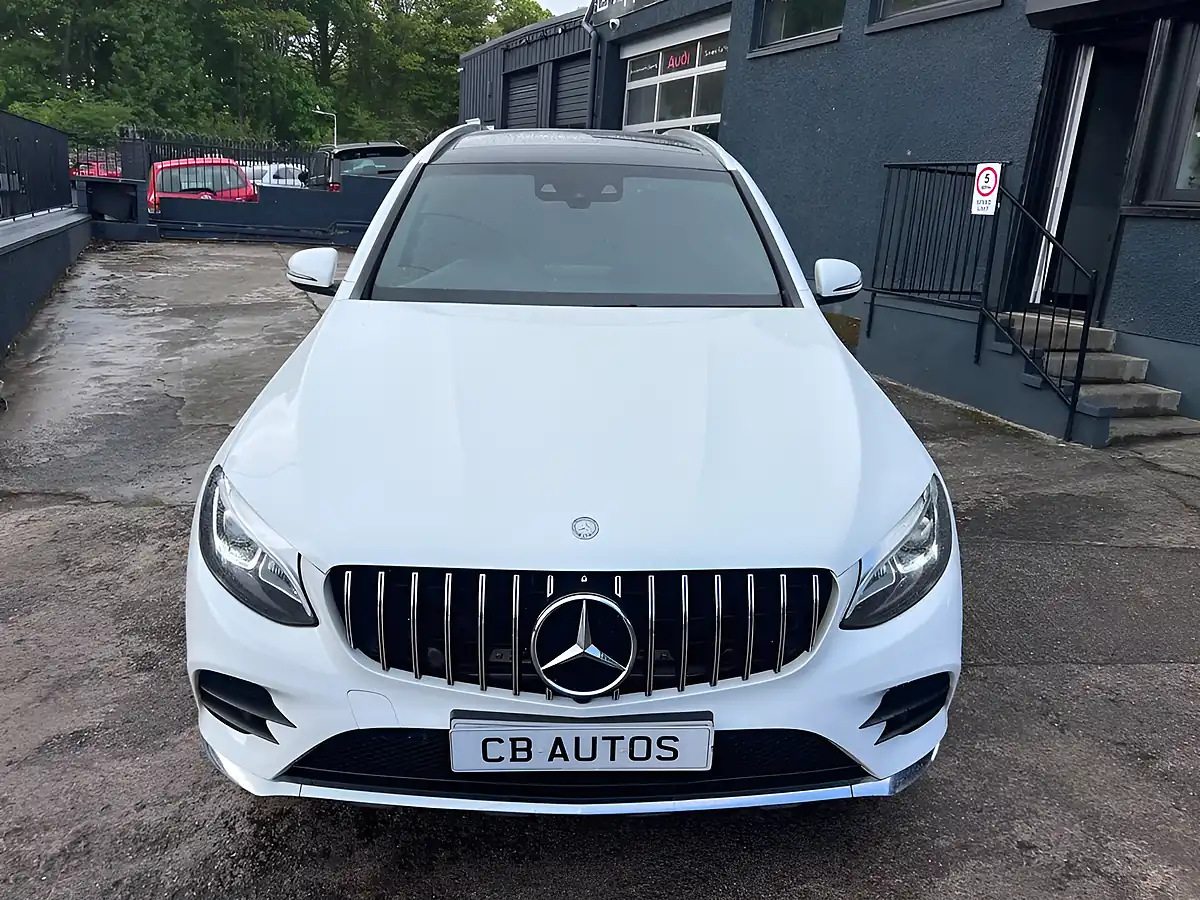 Used 2016 Mercedes-Benz Glc AMG Line (premium Plus) White - Interior and Exterior details 2