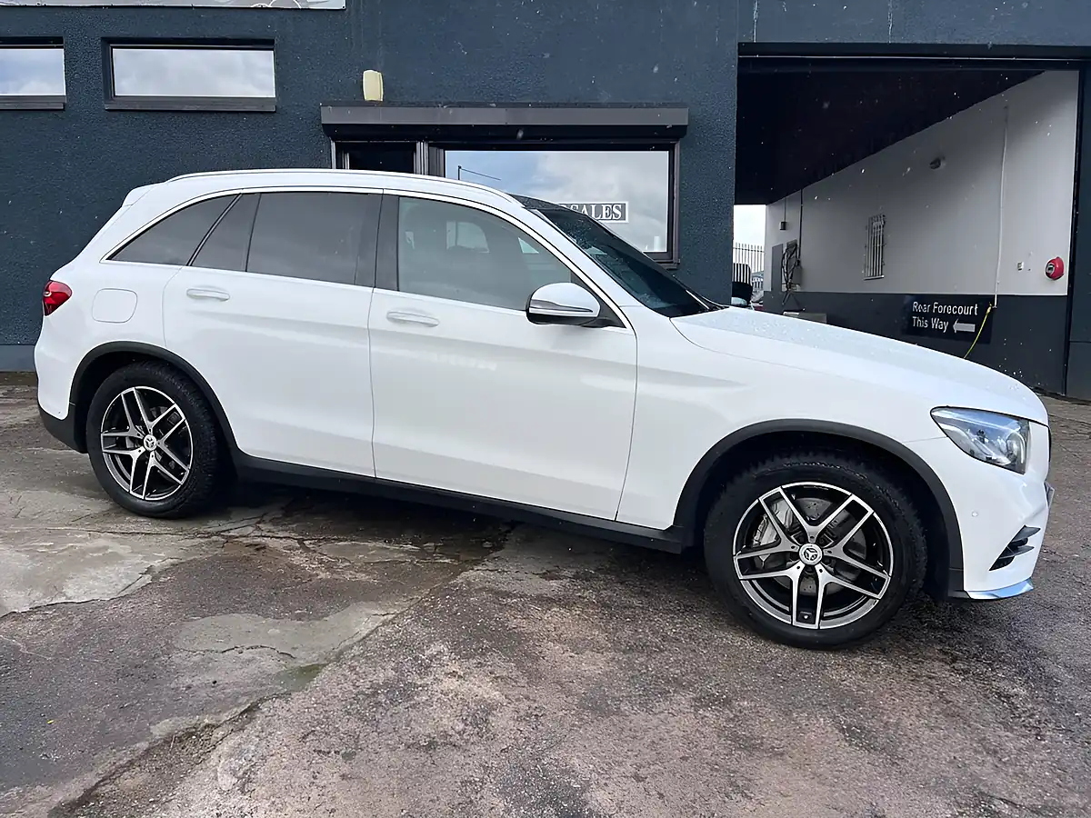 Used 2016 Mercedes-Benz Glc AMG Line (premium Plus) White - Interior and Exterior details 3